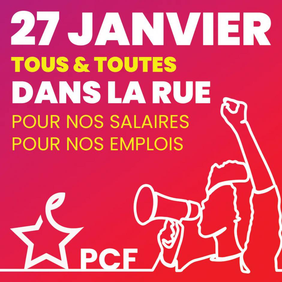 27 janvier, Beauvais, Compiègne & Creil - Manifestations pour les salaires et l'emploi