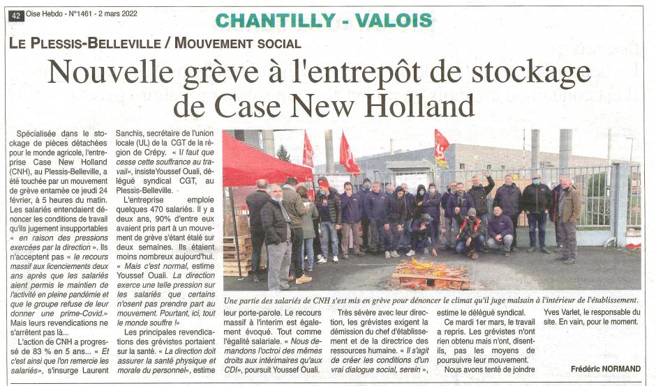 20220302-OH-Le Plessis-Belleville-Nouvelle grève à l'entrepôt de stockage de Case New Holland