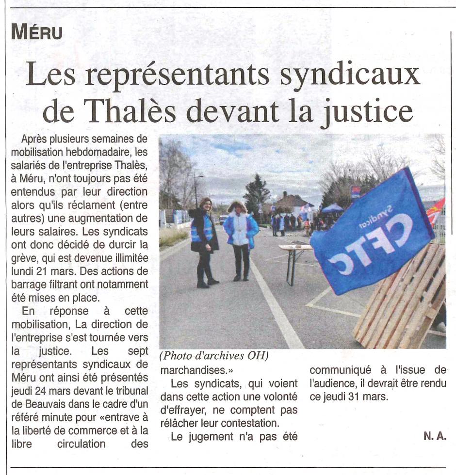 20220330-OH-Méru-Les représentants syndicaux de Thales devant la justice