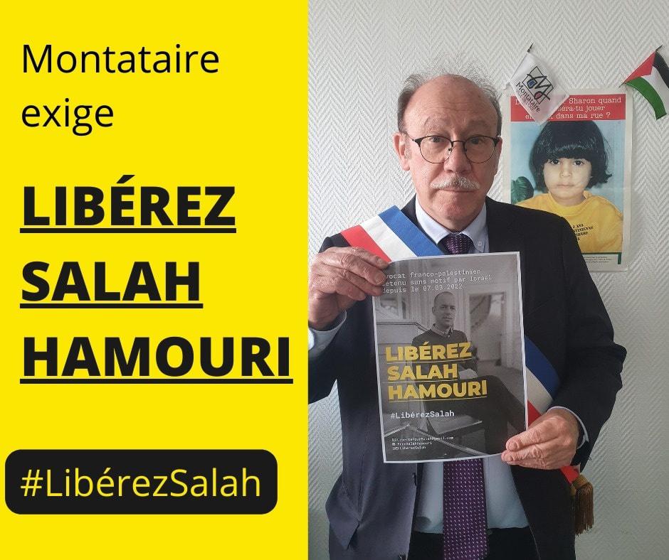 Libérez Salah Hamouri #LibérezSalah ! - Montataire, 1er avril 2022