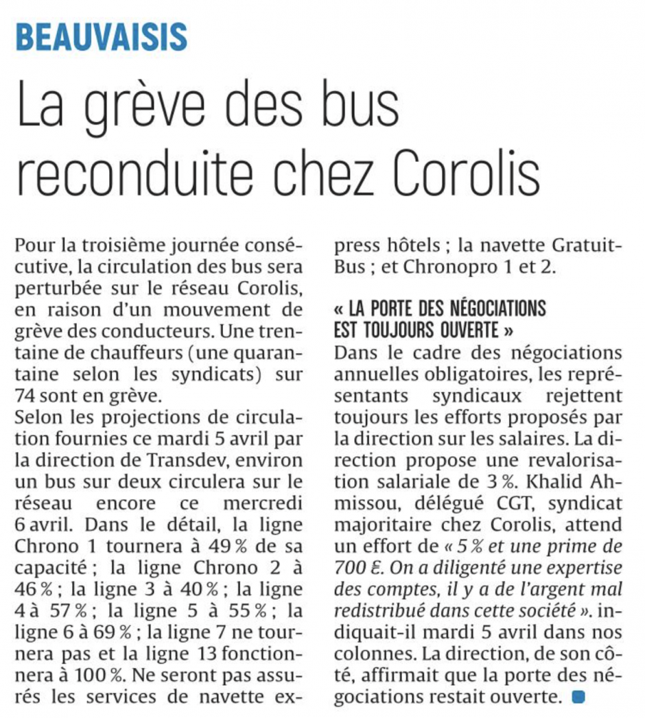 20220406-CP-Beauvaisis-La grève des bus reconduite chez Corolis