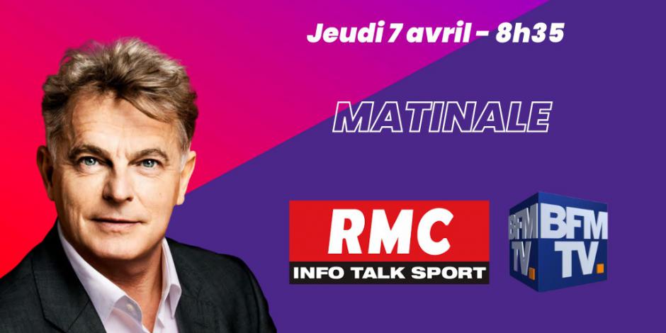 Fabien Roussel invité de la Matinale de BFMTV-RMC - 7 avril 2022