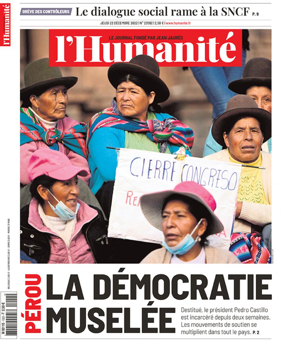 Élu·e·s, signez l'appel à la solidarité avec le peuple péruvien ! - Janvier 2023