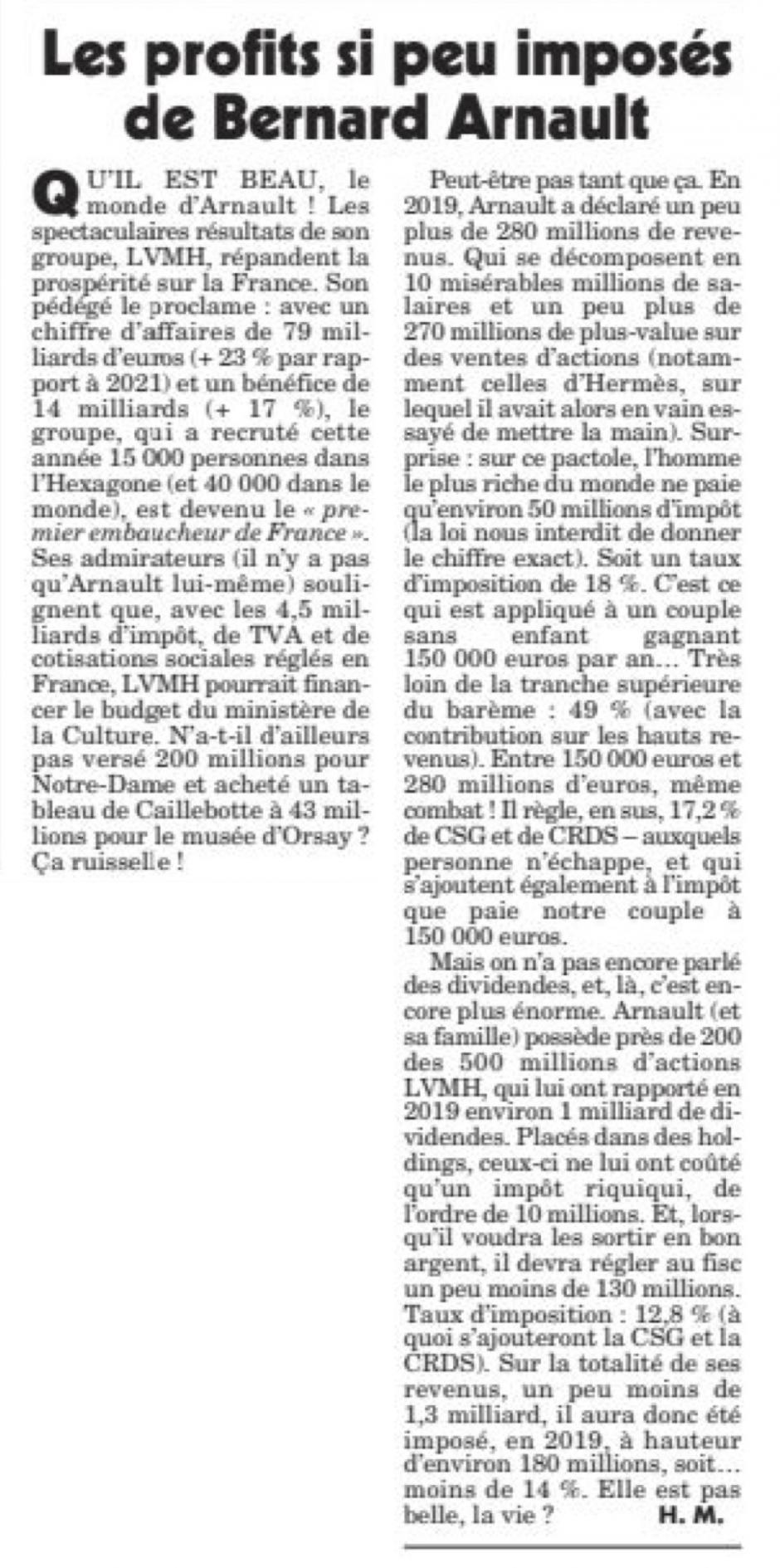 20230201-LeCE-France-Les profits si peu imposés de Bernard Arnault