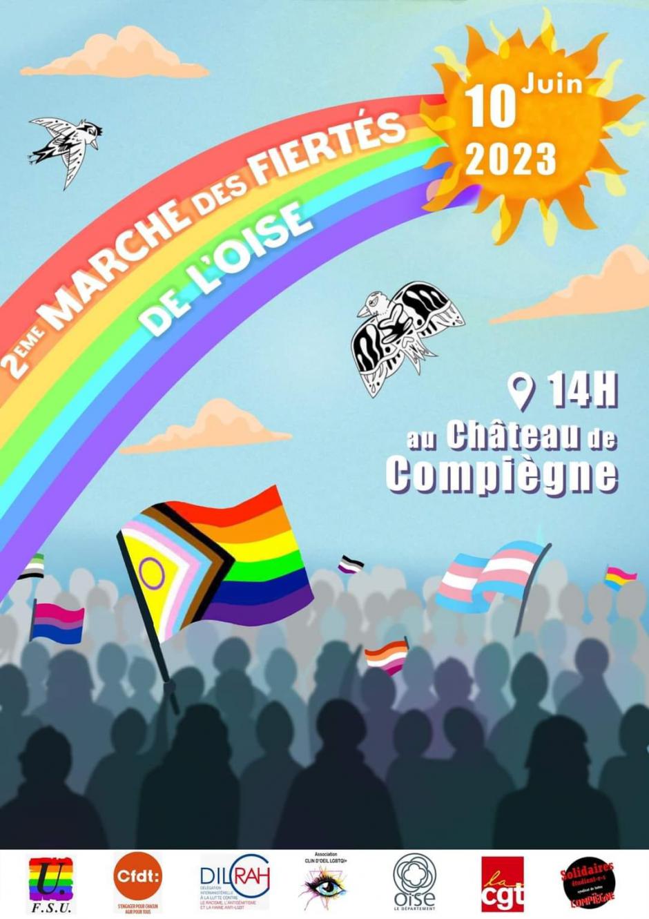 10 juin, Compiègne - 2e Marche des Fiertés