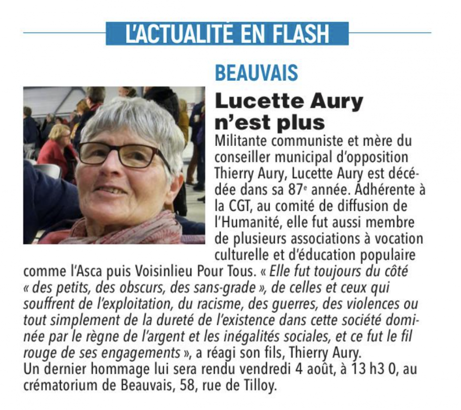 20230731-CP-Beauvais-Lucette Aury n'est plus
