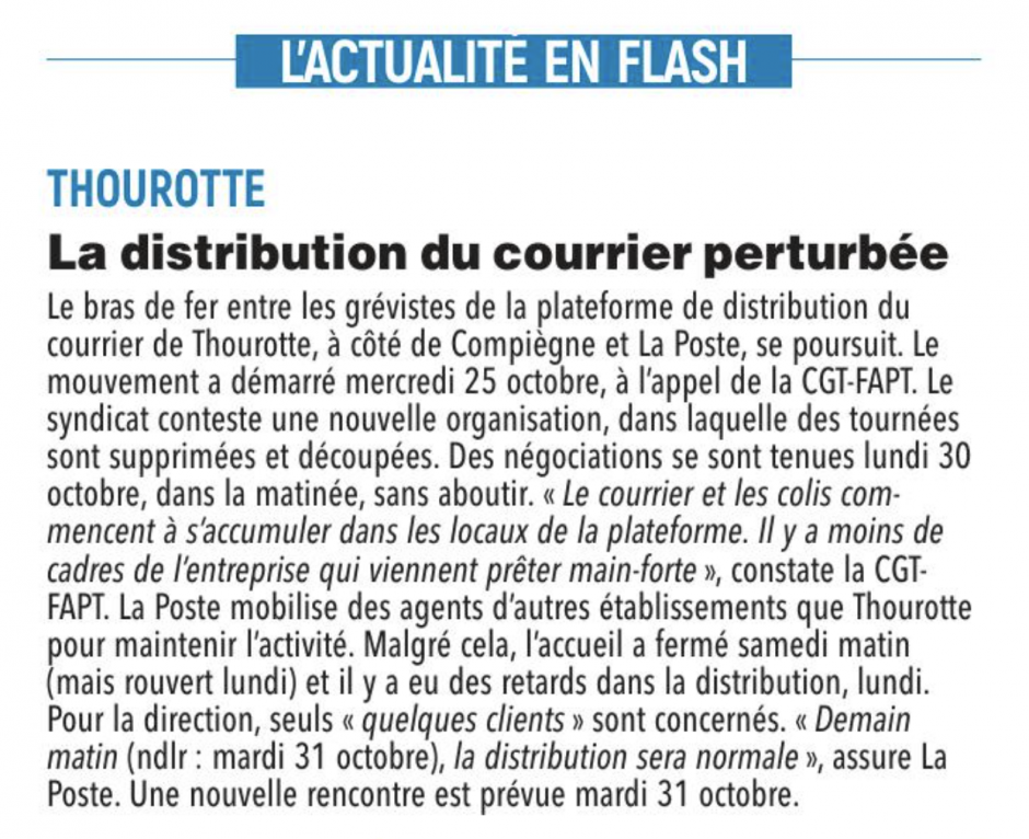 20231031-CP-Thourotte-La distribution du courrier perturbée