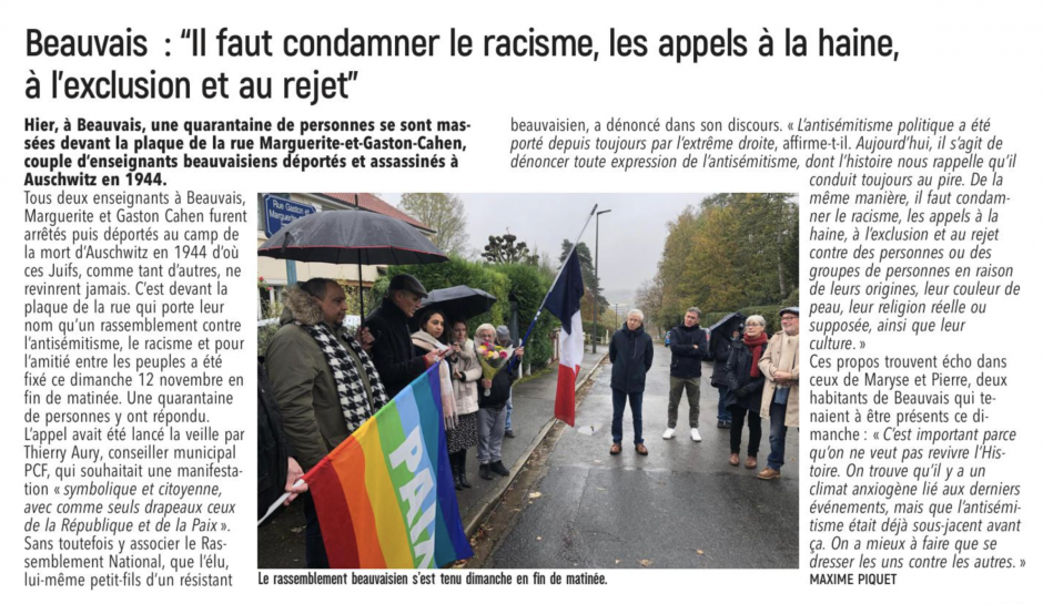 20231113-CP-Beauvais-« Il faut condamner le racisme, les appels à la haine, à l'exclusion et au rejet »