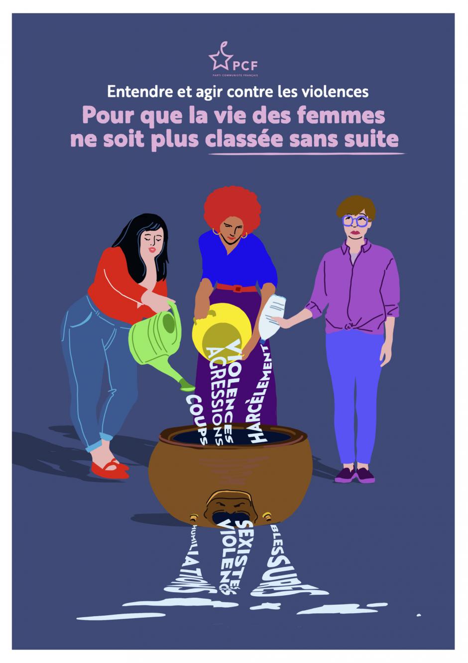 25 novembre, Beauvais - CGT, FSU-Rassemblement contre les violences faites aux femmes