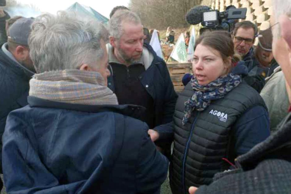 Léon Deffontaines et Fabien Roussel à la rencontre des agriculteurs et des agricultrices - Beauvais, 24 janvier 2024