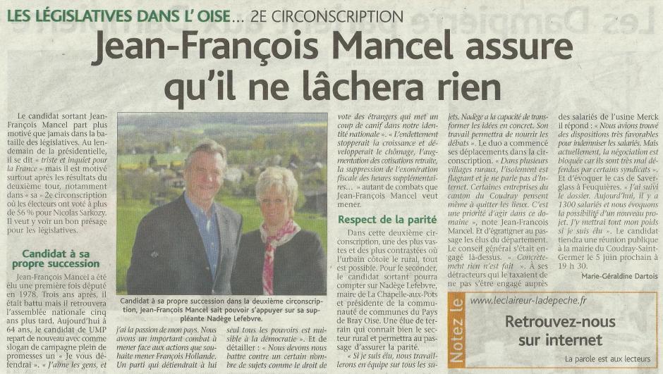 20120523-Eclaireur-Brayon-2e circo-Jean-François Mancel (UMP) dénonce les syndicats de Merck