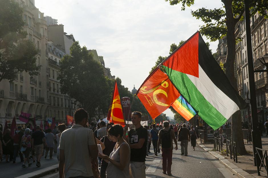 Arrêt des massacres, protection internationale du peuple palestinien ! - Paris, 23 juillet 2014