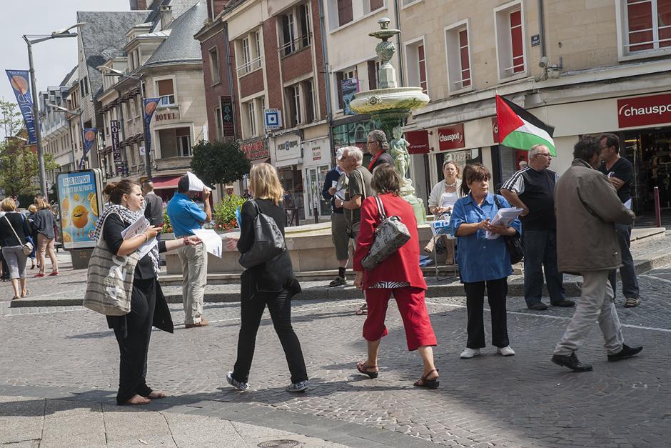 Mobilisation pour la paix en Palestine : on ne lâche rien - Beauvais, 2 août 2014