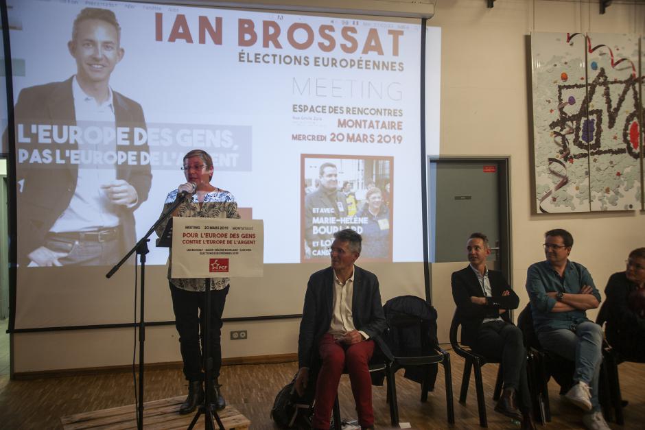 Belle affluence au meeting de la liste conduite par Ian Brossat, pour faire bouger l'Europe ! (Vidéo 6/7) - Montataire, 20 mars 2019