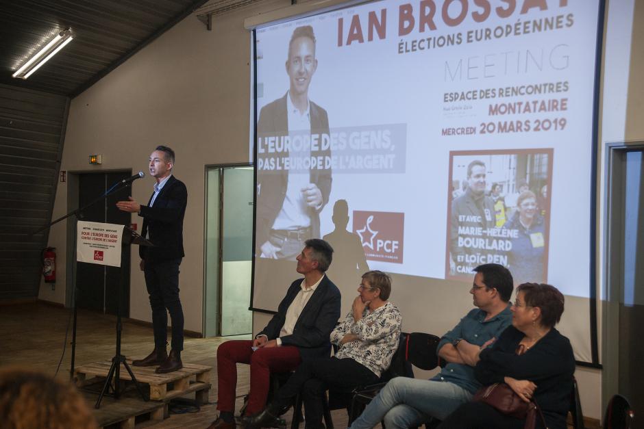 Belle affluence au meeting de la liste conduite par Ian Brossat, pour faire bouger l'Europe ! (Vidéo 7/7) - Montataire, 20 mars 2019