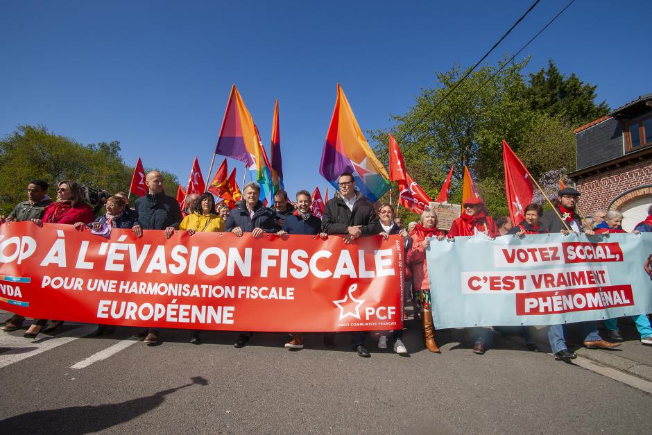Avec le Parti des Travailleurs de Belgique, pour  construire « l'Europe des gens contre l'Europe de l'argent » - Néchin, 4 mai 2019