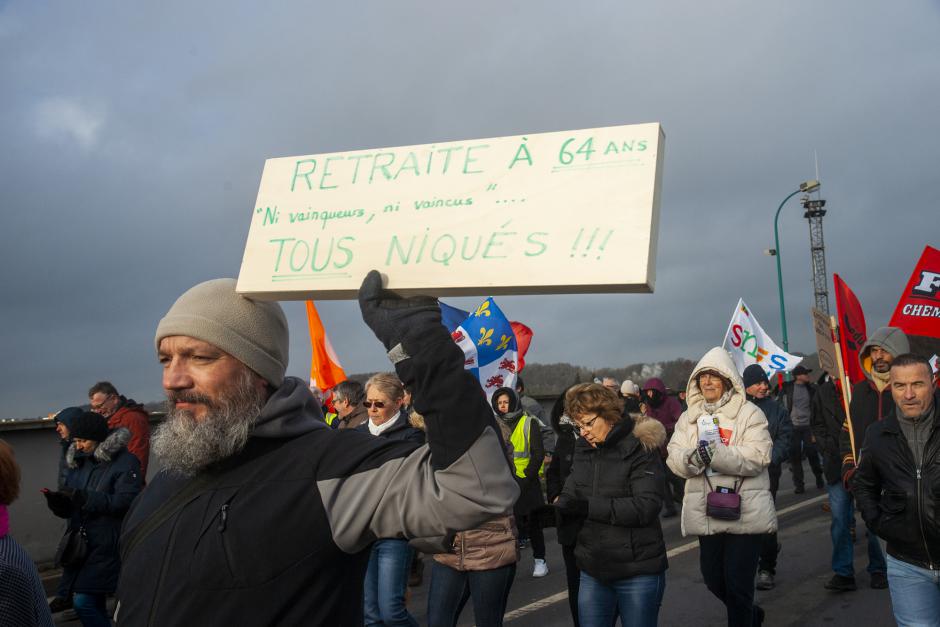 Retraites : retrait du projet Macron ! - Nogent-sur-Oise & Creil, 12 décembre 2019