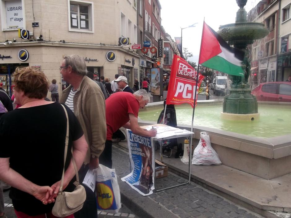 Mobilisation pour la paix en Palestine : on ne lâche rien - Beauvais, 9 août 2014