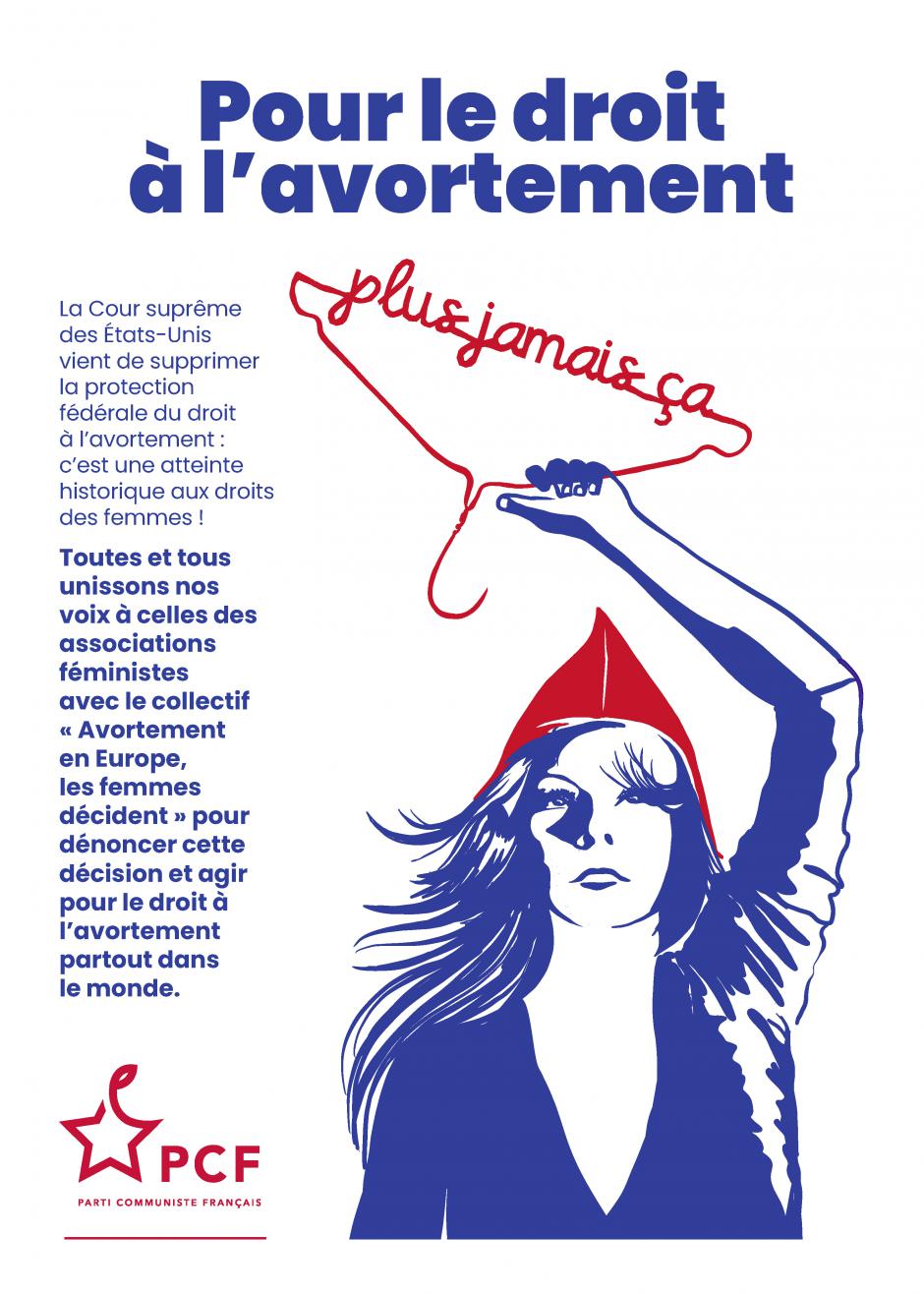 2 juillet, Beauvais - Rassemblement pour le droit à l'avortement aux États-Unis et dans le monde