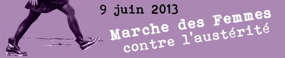 9 juin, Paris - Marche des femmes contre l'austérité