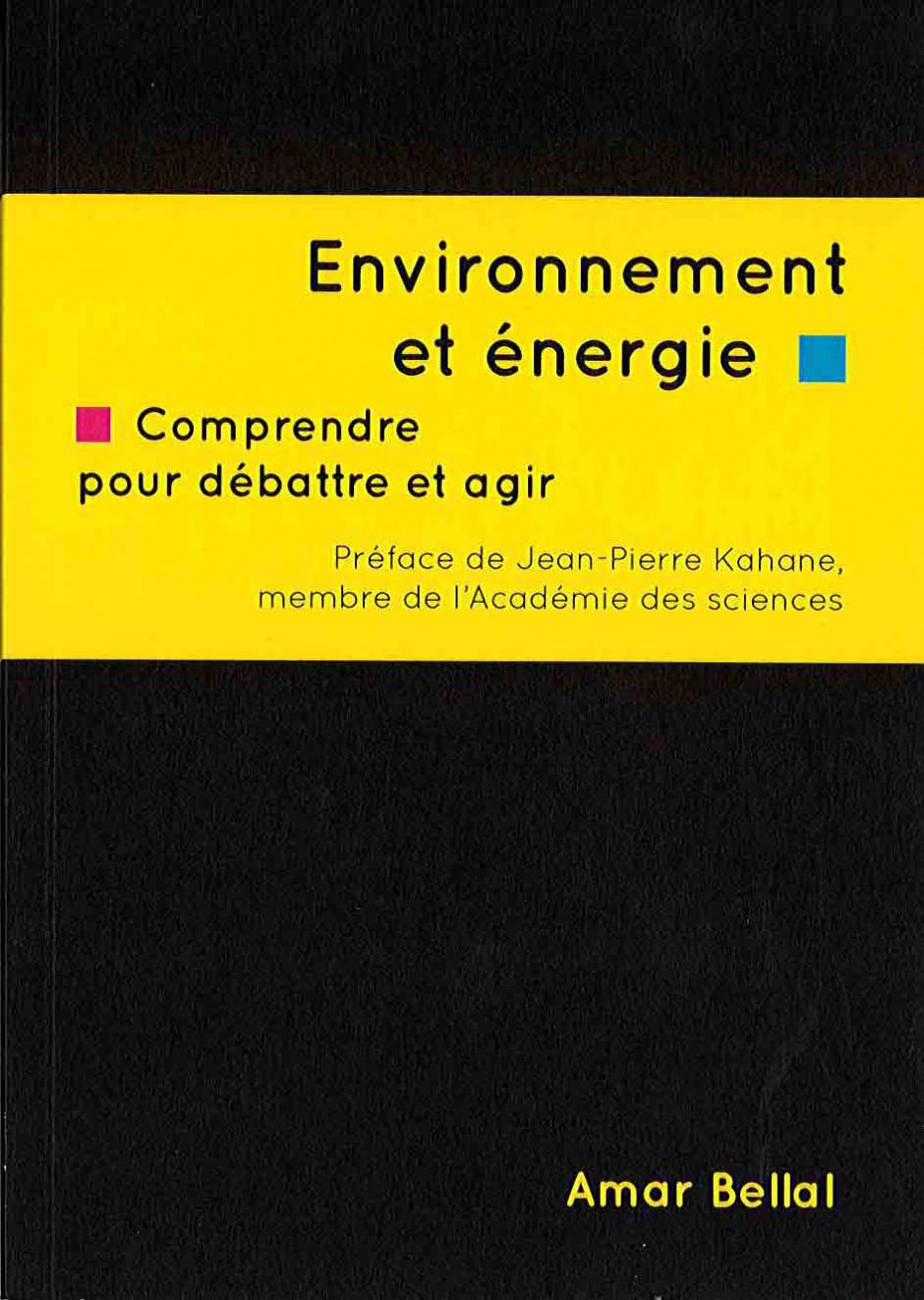Environnement et énergie - Amar Bellal