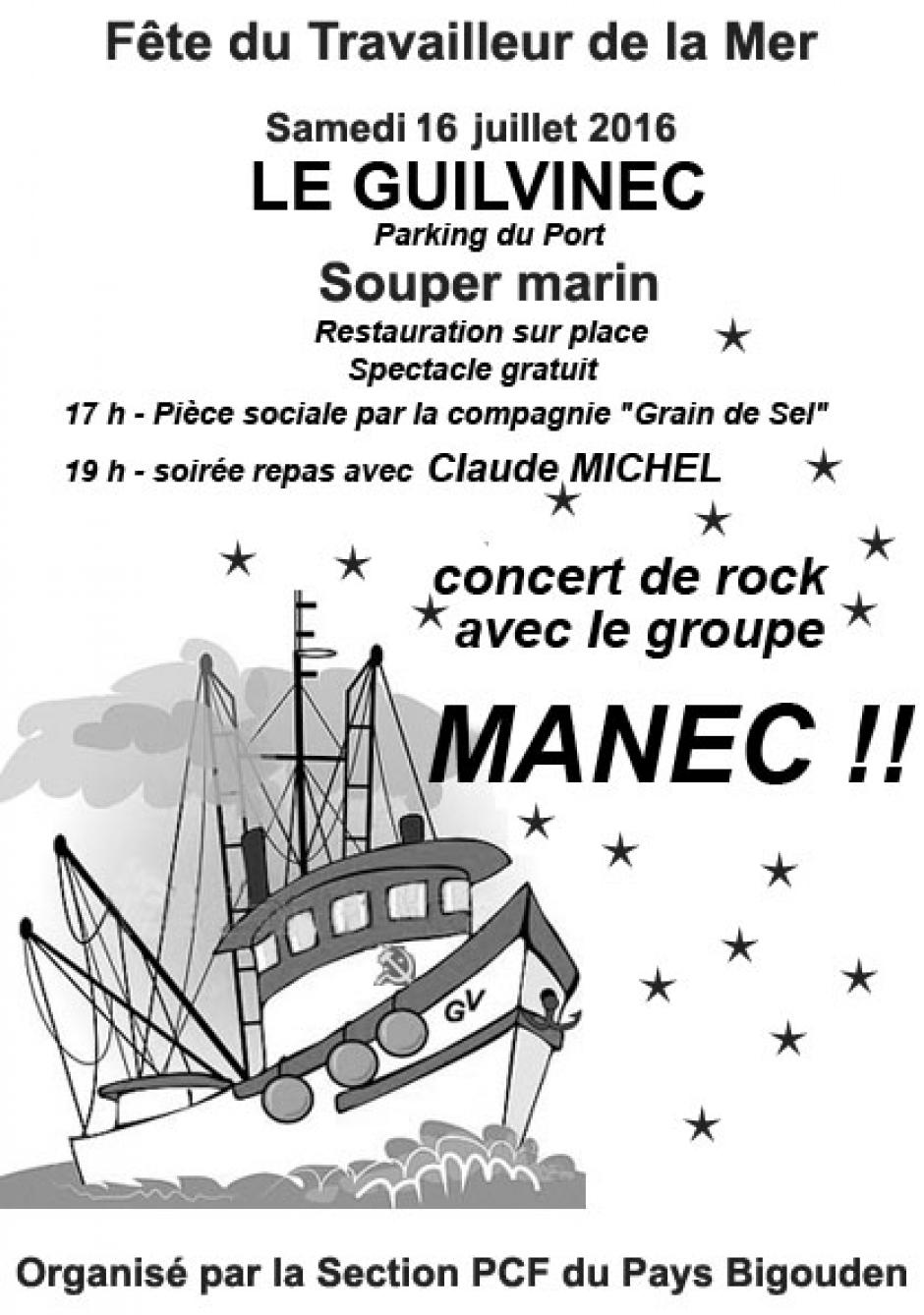 Fête du Travailleur bigouden et souper marin samedi 16 juillet à partir de 17h sur le port du Guilvinec