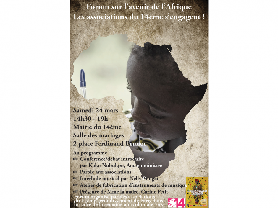 Forum sur l’avenir de l’Afrique Les associations du 14ème s’engagent!