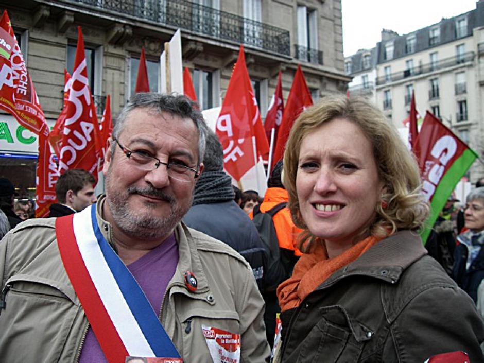 On a pris la Bastille-Photos des élus et des candidats aux Législatives de l'Oise - Paris, 18 mars 2012 - Aline