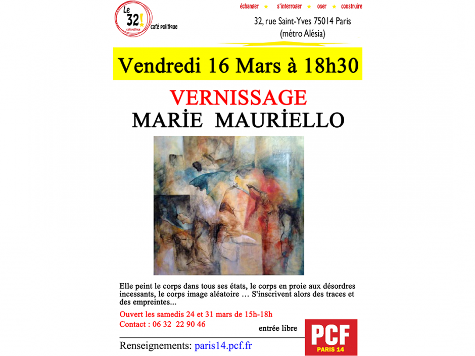 Vernissage par Marie Mauriello
