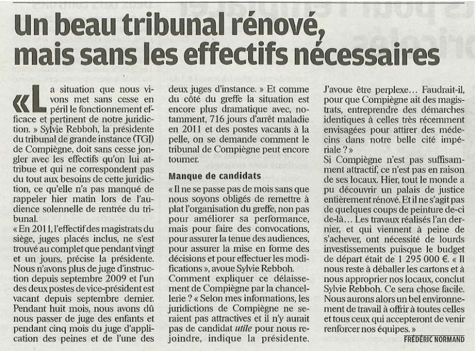 20120128-LeP-Compiègne-Un beau tribunal rénové, mais sans les effectifs nécessaires
