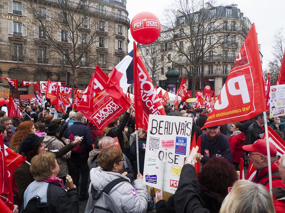 Les communistes nombreux et motivés pour une 6e République - Paris, 18 mars 2017