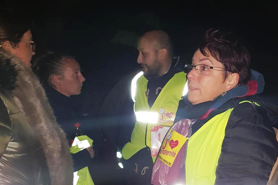 Soutien aux Gilets jaunes au péage de Chamant sur l'A1 - Senlis, 27 novembre et 3 décembre 2018