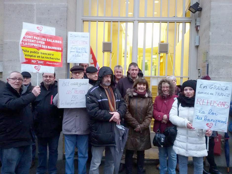 Nous ne voulons pas être sacrifiés aux banquiers ! - Beauvais, 13 février 2015