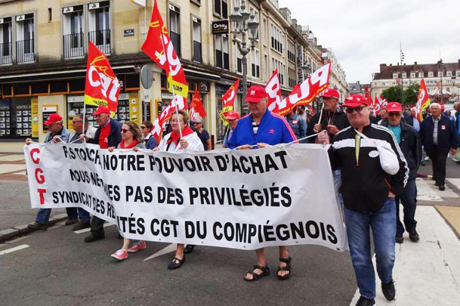 Hausse de la CSG, blocage des pensions, ça suffit ! - Beauvais, 14 juin 2018