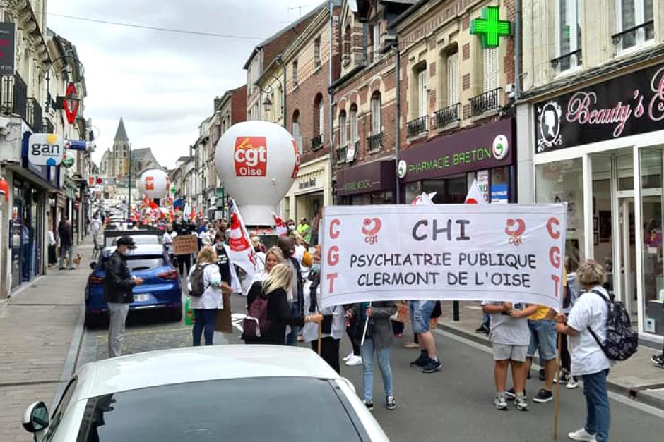 Solidarité avec les personnels des hôpitaux psychiatriques ! - Clermont, 30 juin 2020