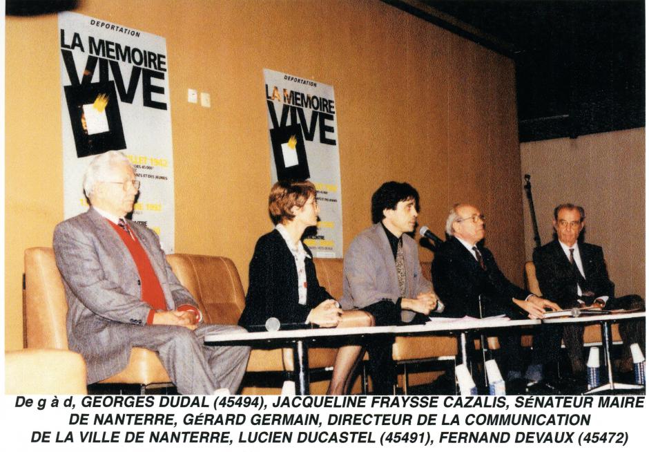 L’assemblée générale constitutive de Mémoire Vive s’est tenue à Nanterre le 30 mars 1996