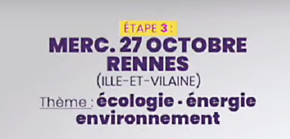 En direct de la 3e rencontre des jours heureux « Écologie, énergie et environnement », avec Fabien Roussel, candidat PCF à la présidentielle 2022 - Rennes, 27 octobre 2021