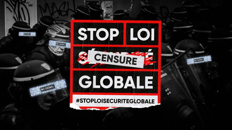 13 mars, Beauvais - Collectif Oise pour la liberté d'expression-Manifestation contre le projet de loi « sécurité globale »