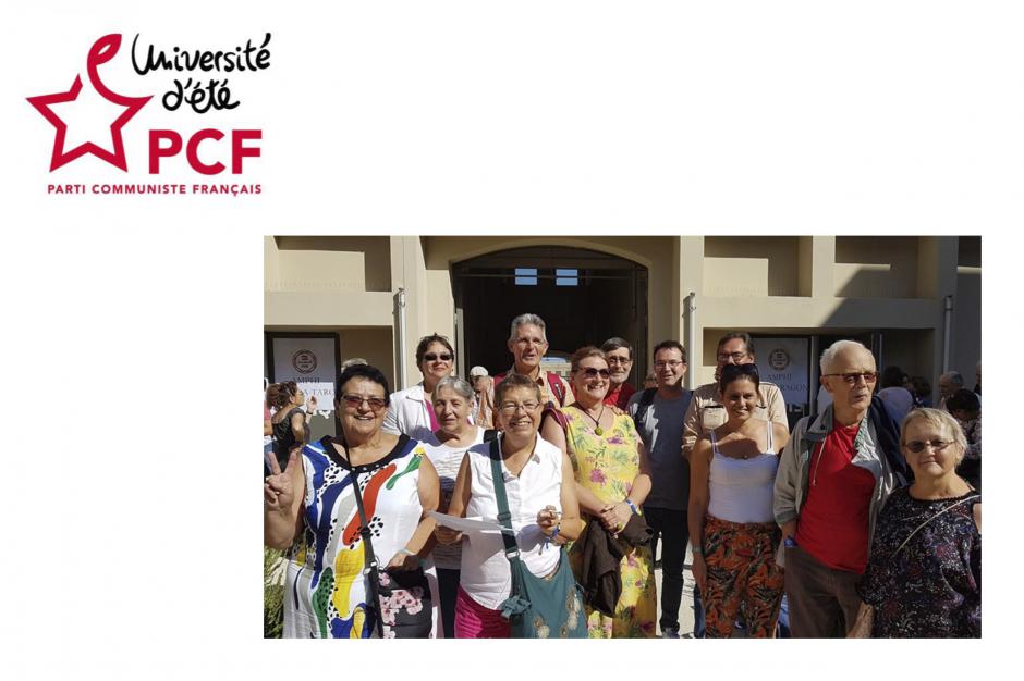 22 participant·e·s de l'Oise à l'Université d'été du PCF et au Campus des élu·e·s - Aix-en-Provence, 23 au 25 août 2019