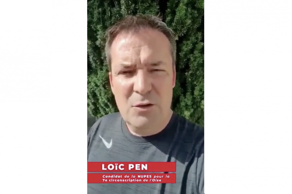 Le coup de colère de Loïc Pen, candidat de la gauche et de tous les progressistes, au 2nd tour, dans la 7e circonscription de l'Oise face au candidat LR de Mme Pécresse.