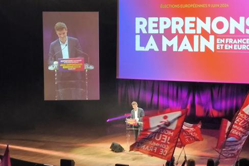 Léon Deffontaines (Gauche unie)  : « Le 9 juin, c'est par la démocratie que nous reprendrons la main sur nos vies » - Amiens, 11 avril 2024